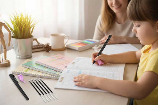 🌈 KIT MONTESSORI DE CUADERNOS DE CALIGRAFÍA MÁGICOS